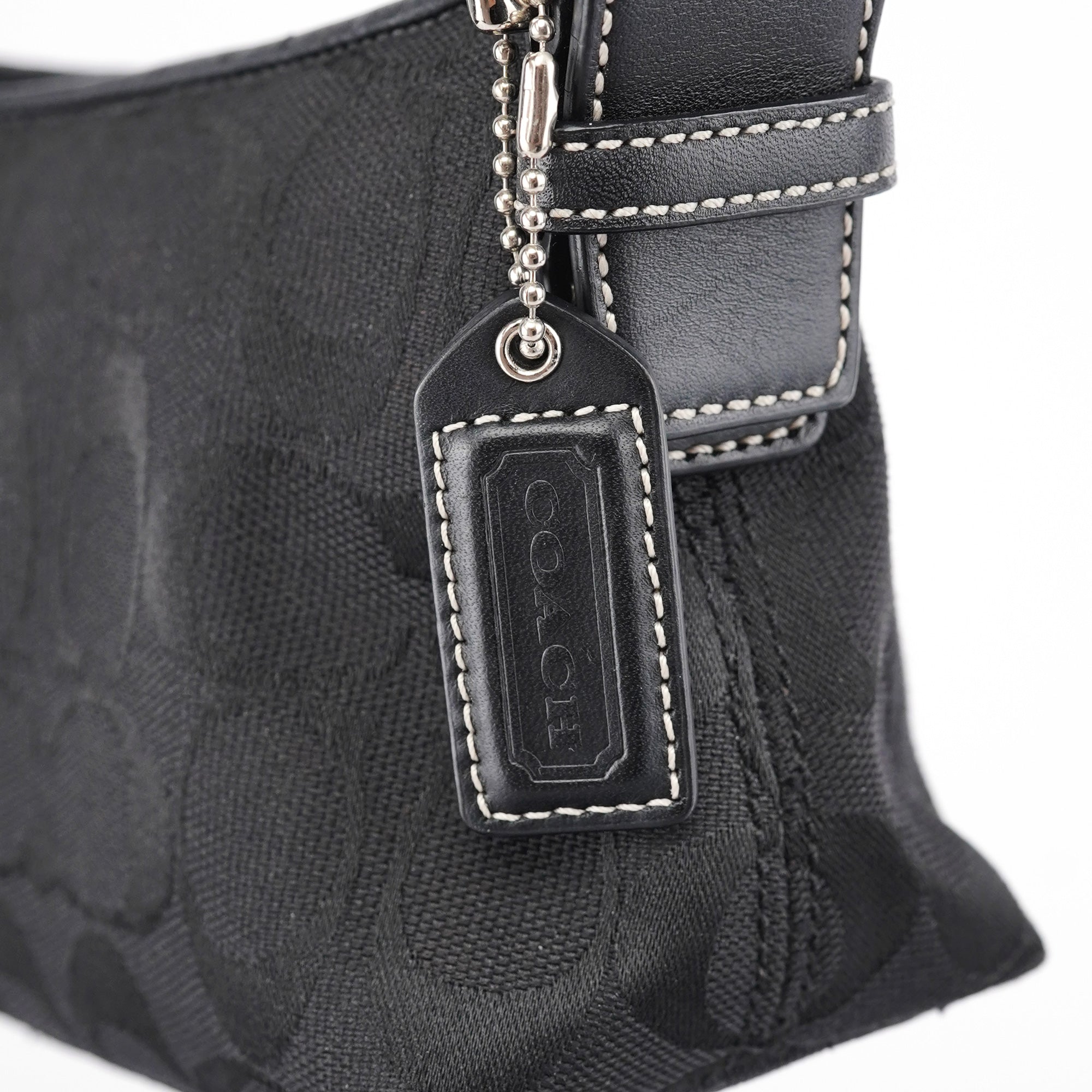 6371 Black Demi Shoulder Bag