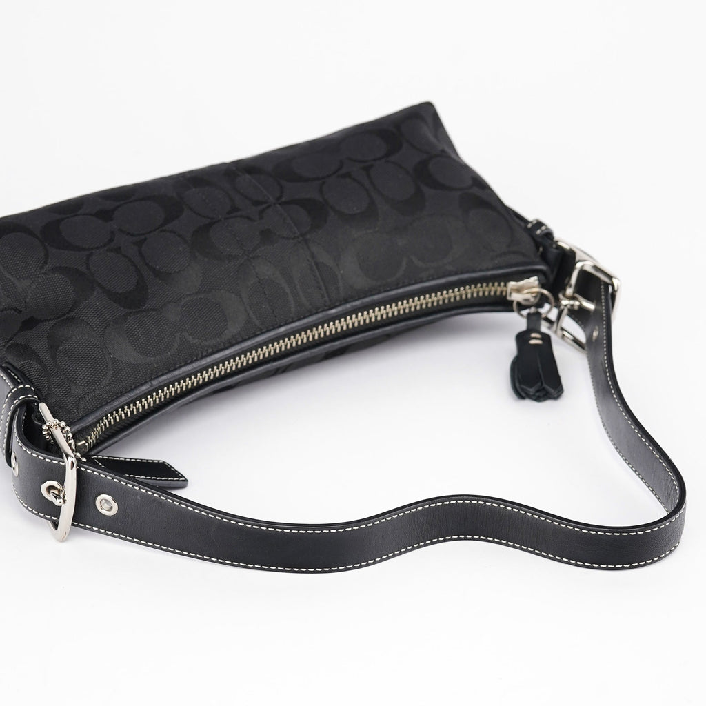 6371 Black Demi Shoulder Bag