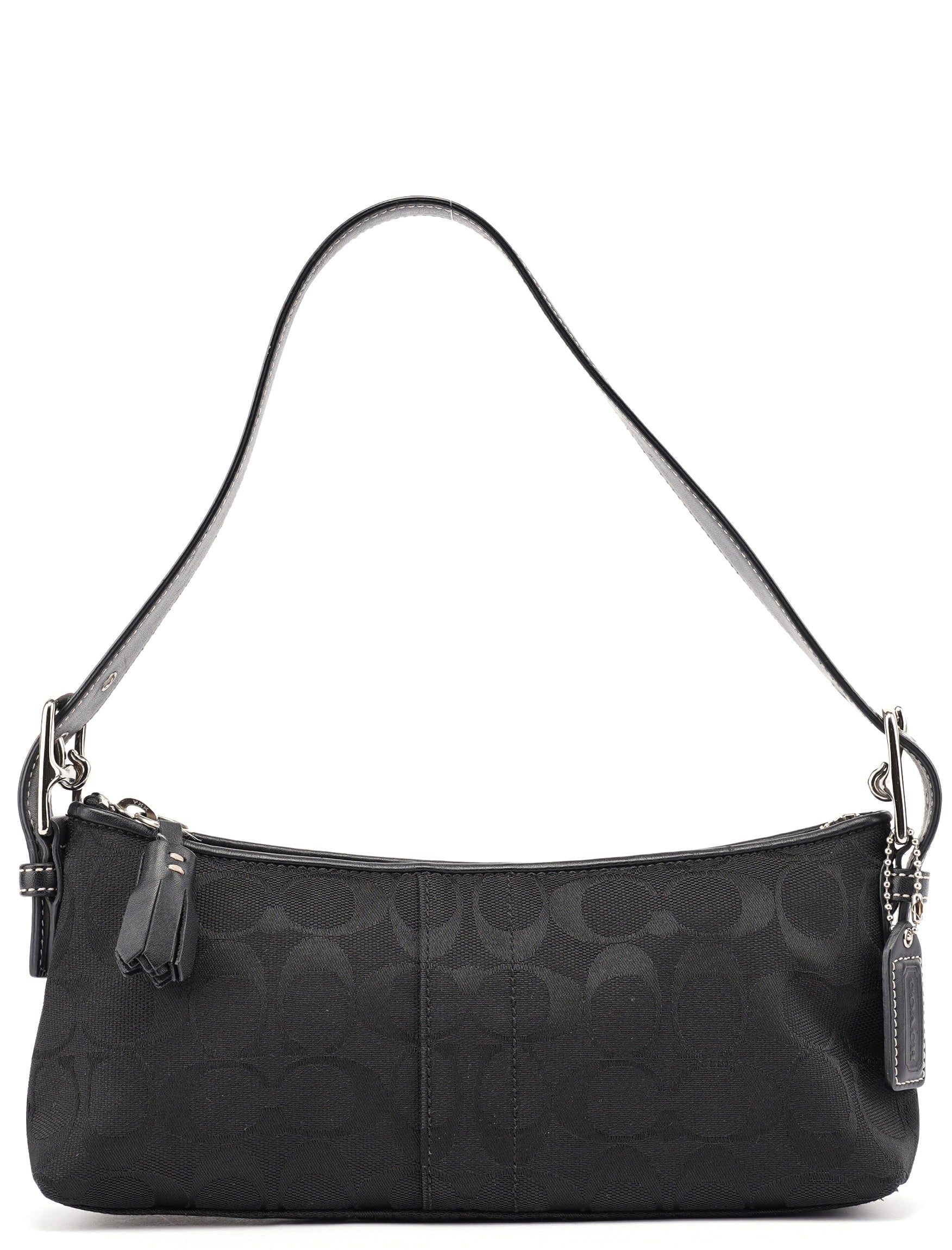 6371 Black Demi Shoulder Bag