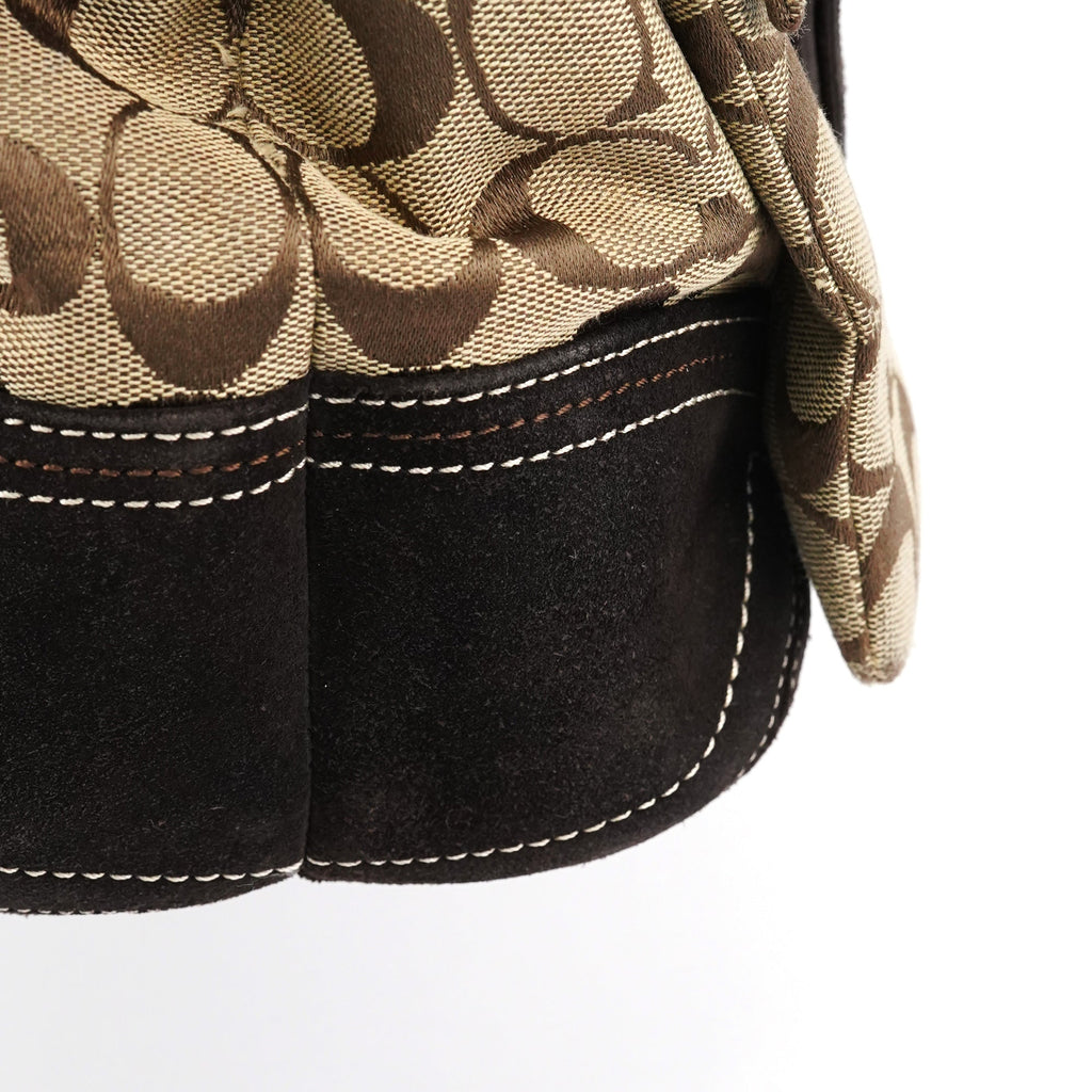 6378 Beige Brown Soho Tote Bag