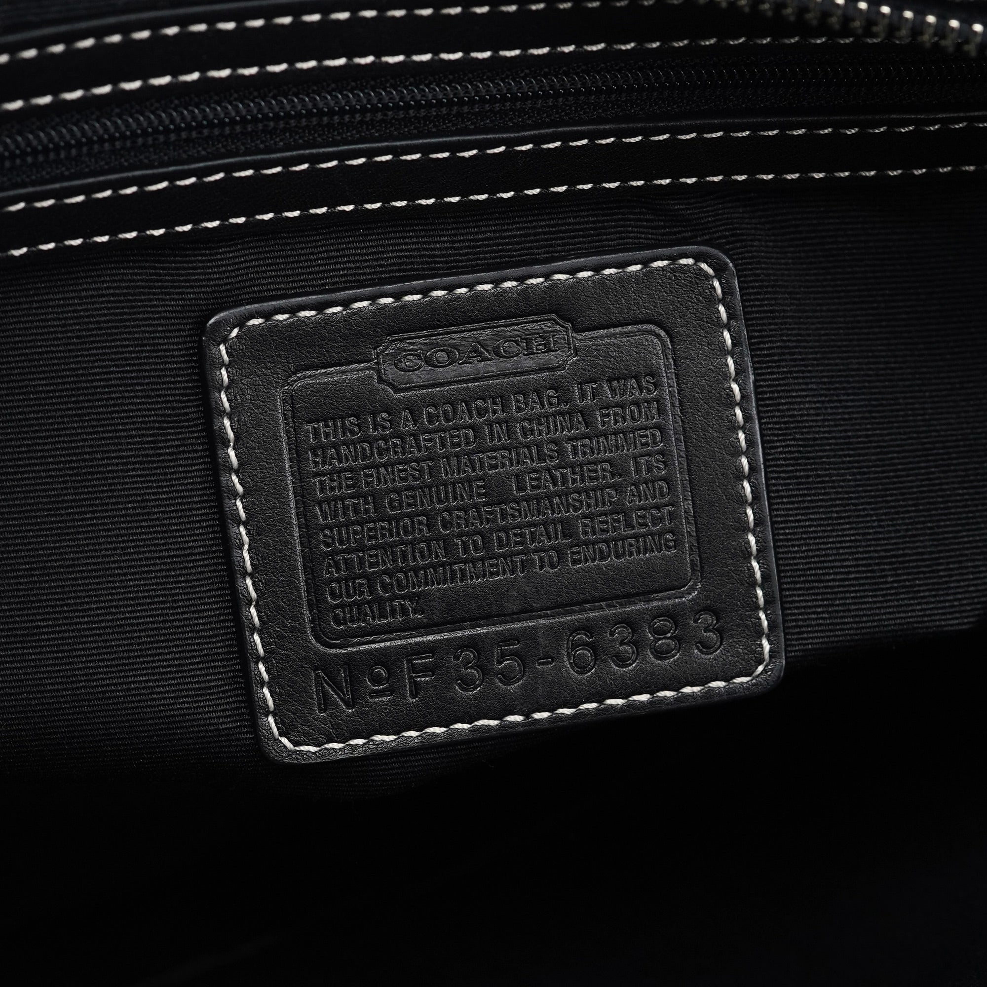 6383 Grey Signature C Soho Tote Bag