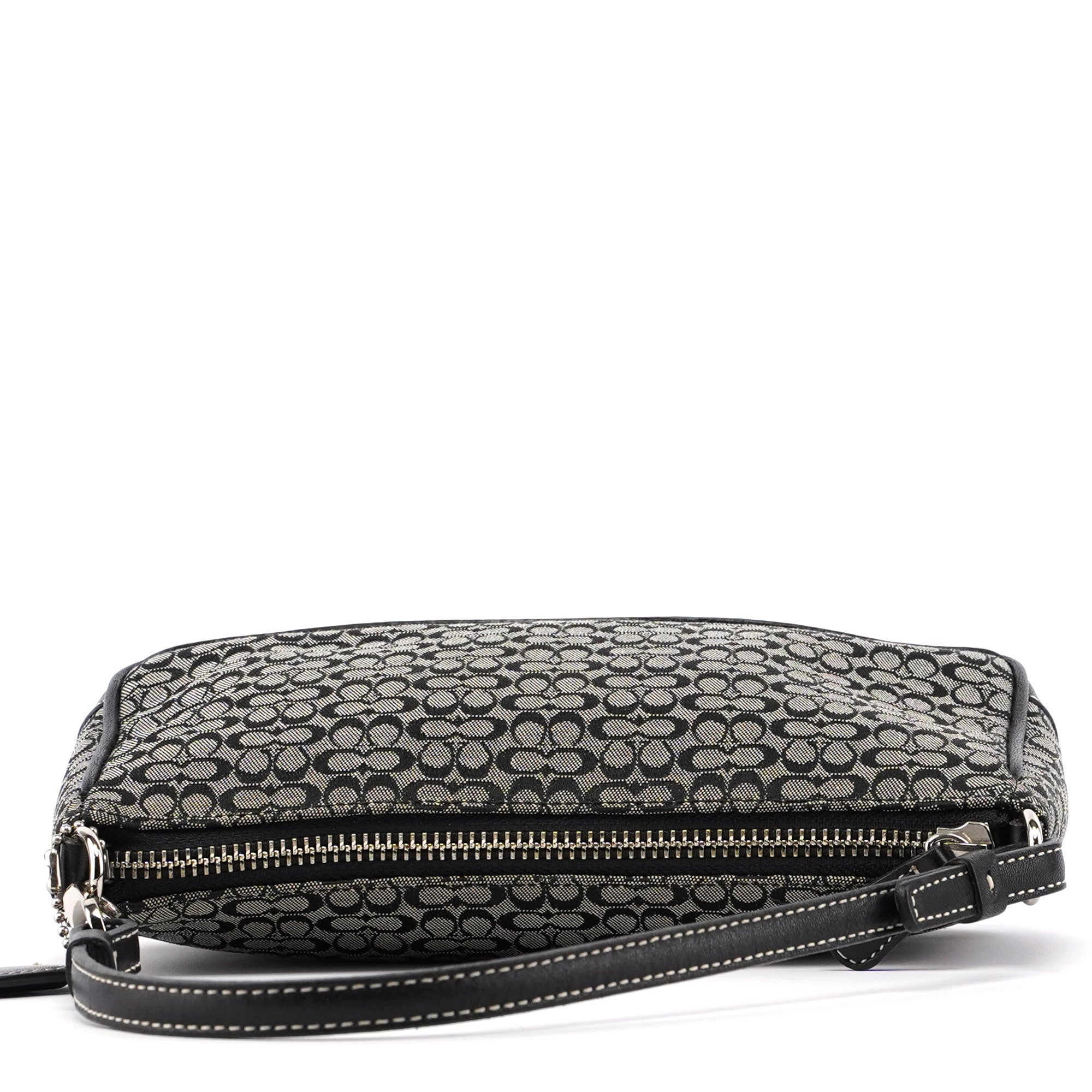 6622 Grey Signature C Demi Shoulder Bag