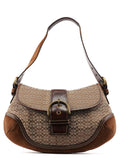 6808 Beige Signature C Soho Shoulder Bag