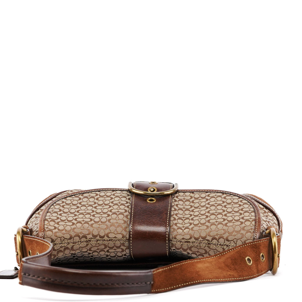 6808 Beige Signature C Soho Shoulder Bag
