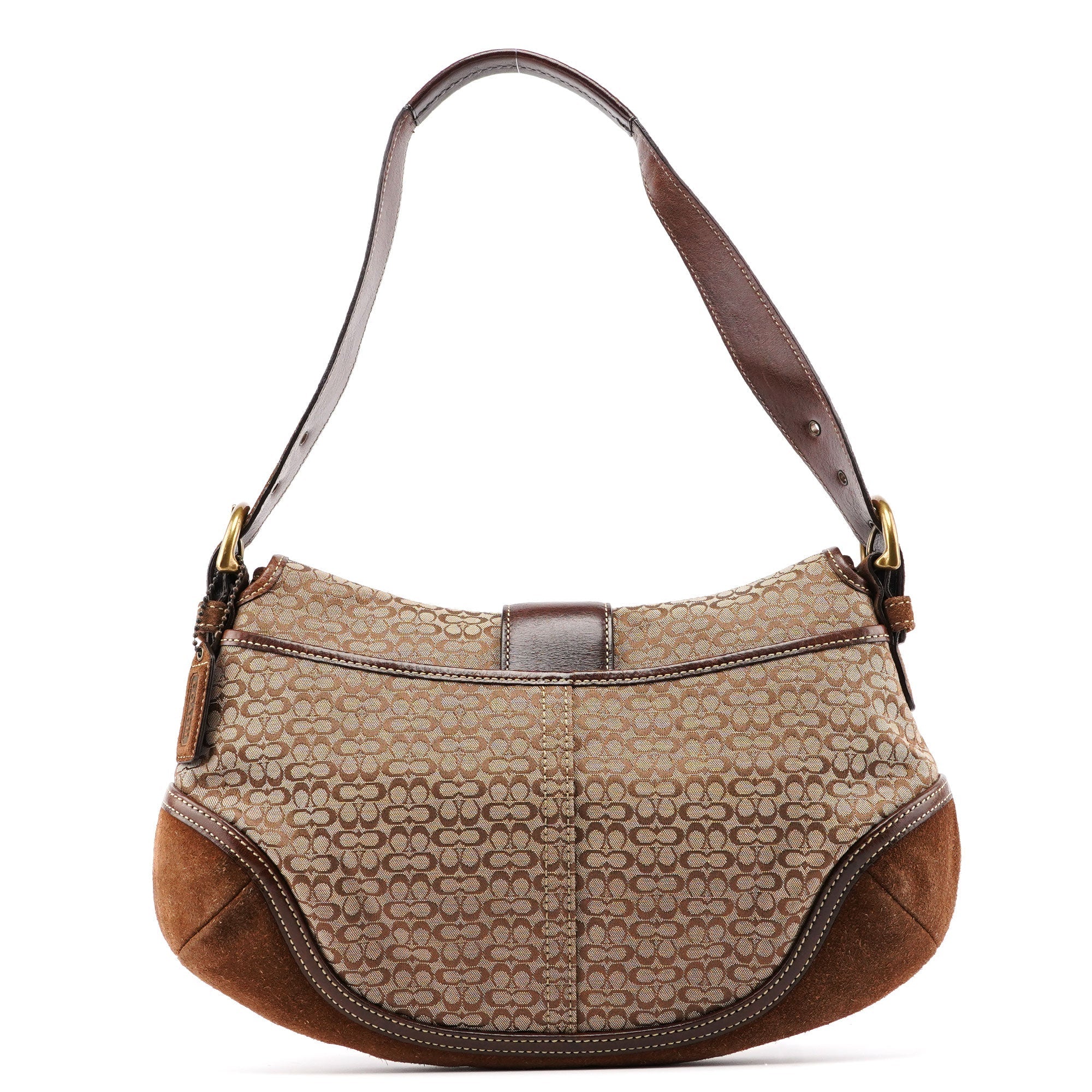6808 Beige Signature C Soho Shoulder Bag