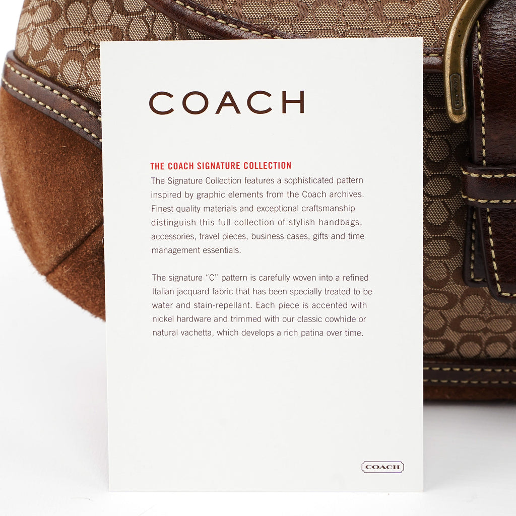 6808 Beige Signature C Soho Shoulder Bag