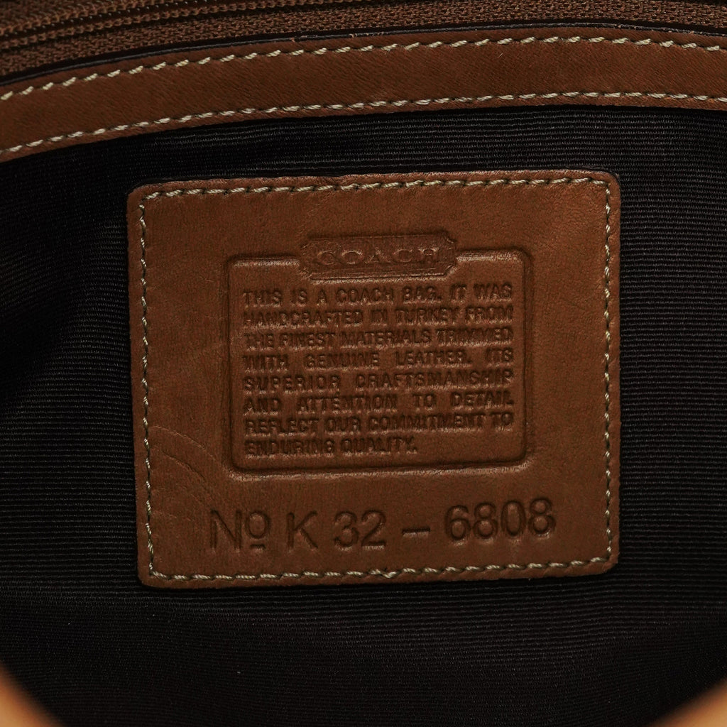 6808 Beige Signature Soho Shoulder Bag