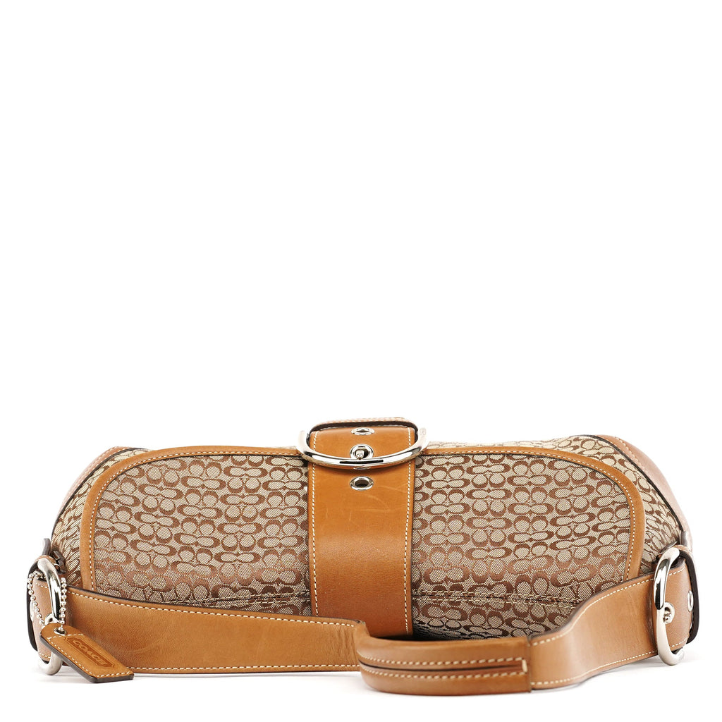 6808 Beige Signature Soho Shoulder Bag