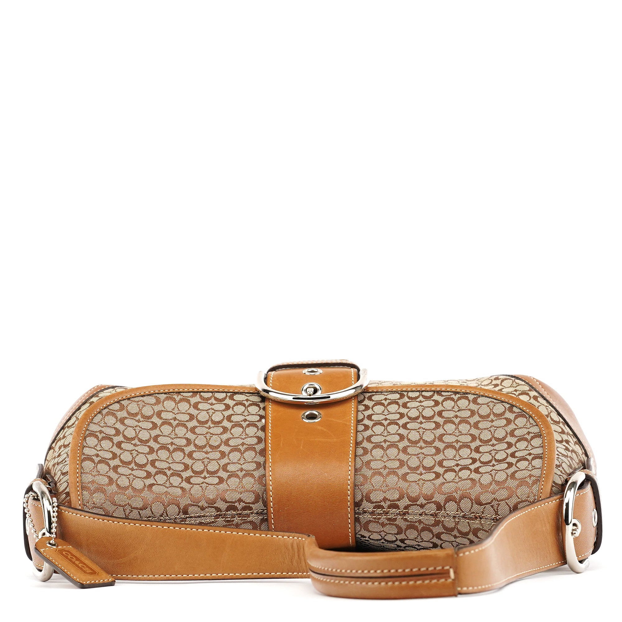 6808 Beige Signature Soho Shoulder Bag
