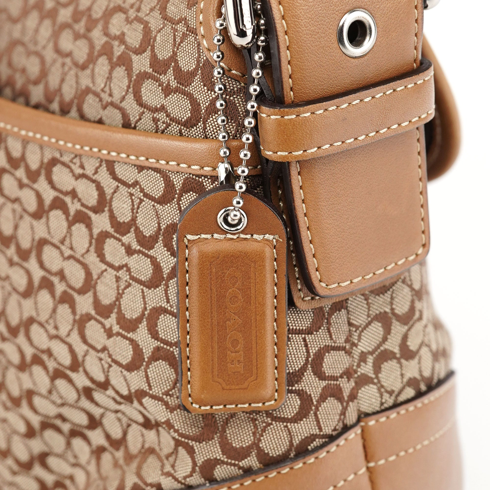 6808 Beige Soho Shoulder Bag
