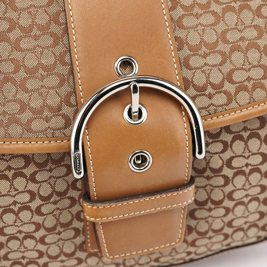 6808 Beige Soho Shoulder Bag