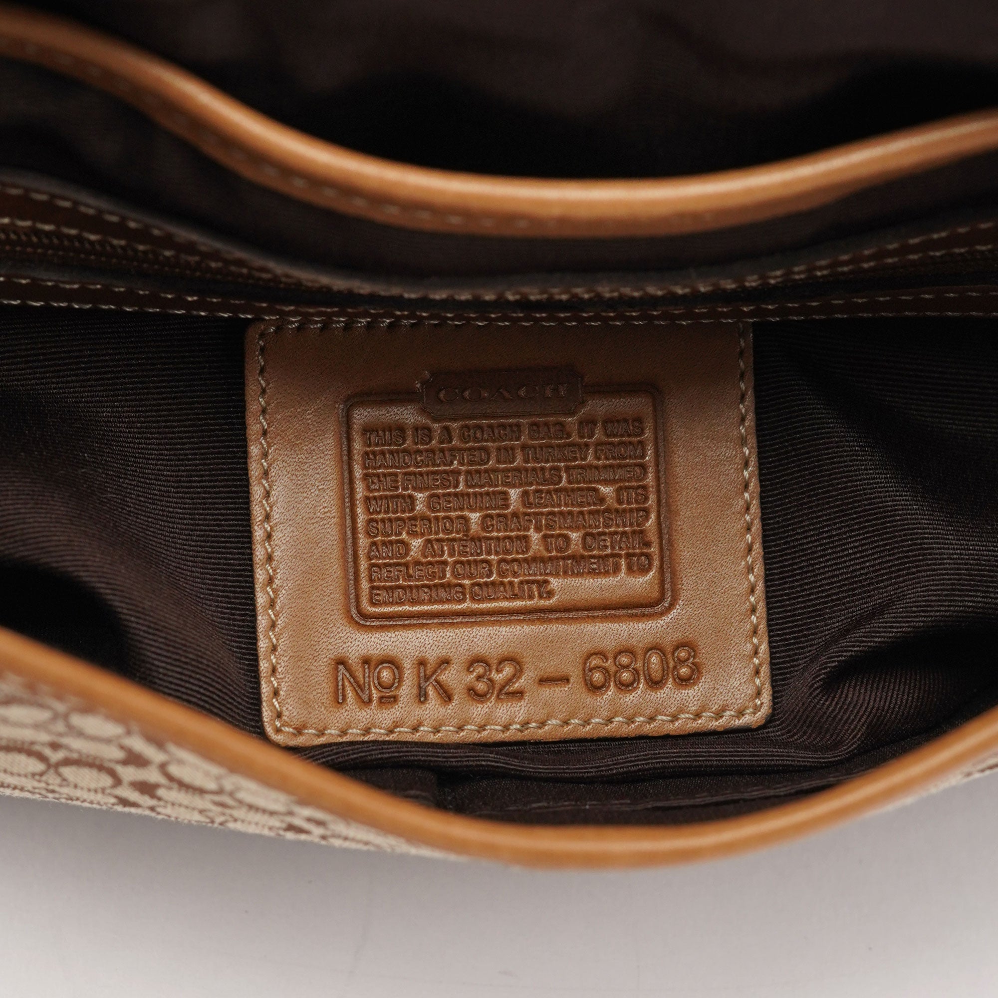 6808 Beige Soho Shoulder Bag