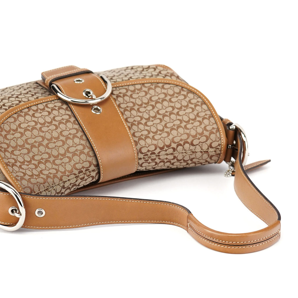 6808 Beige Soho Shoulder Bag