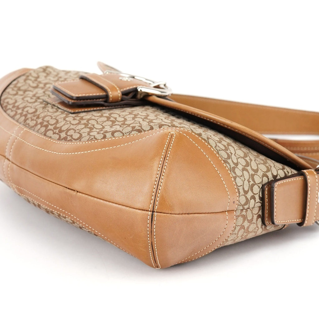6808 Beige Soho Shoulder Bag