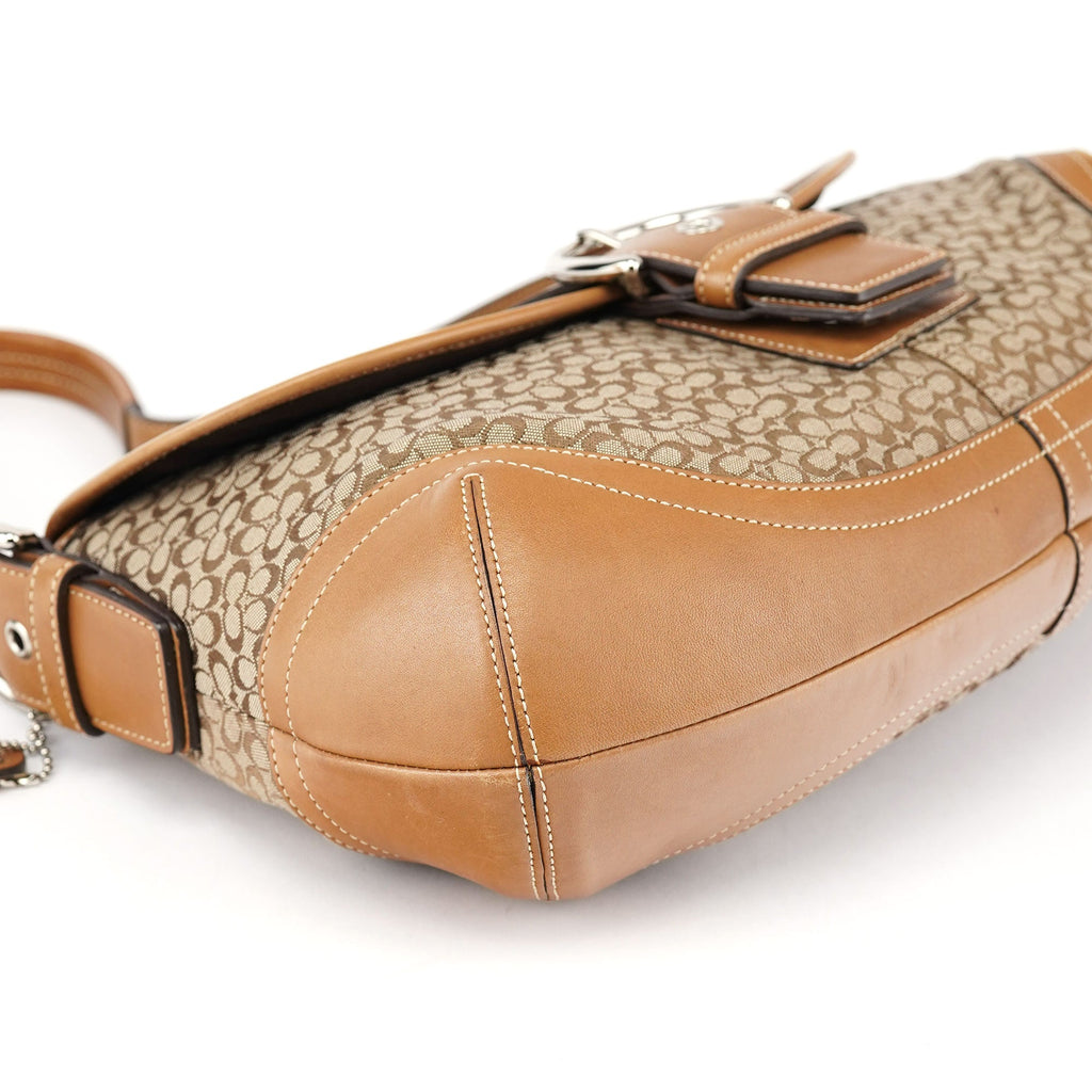 6808 Beige Soho Shoulder Bag
