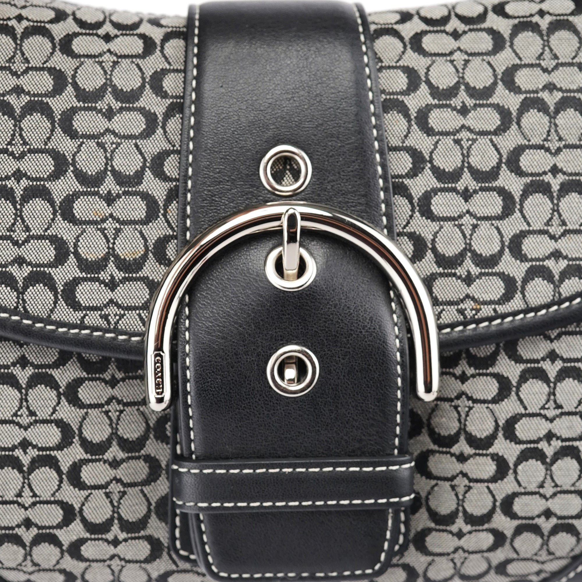 6818 Grey Soho Shoulder Bag
