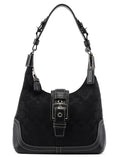 6823 Black Signature C Soho Shoulder Bag