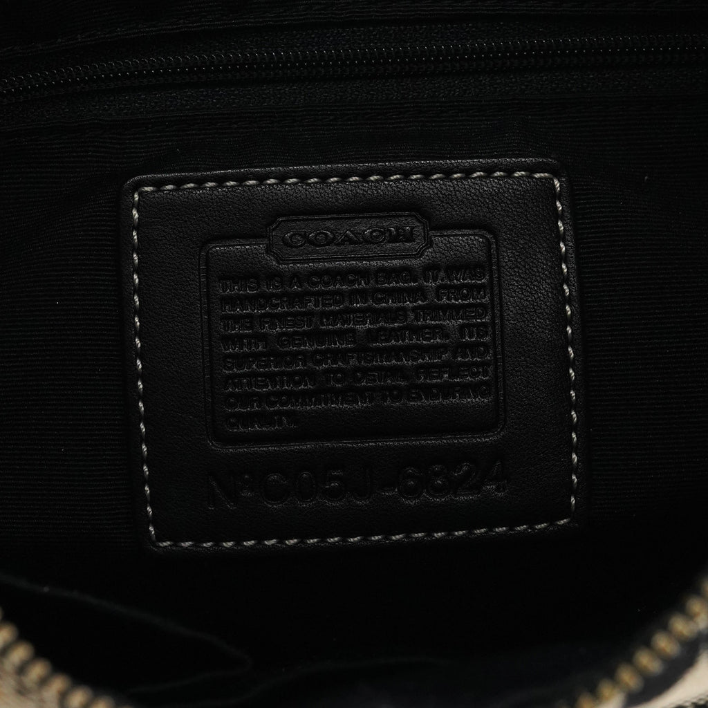 6824 Grey Signature Soho Shoulder Bag