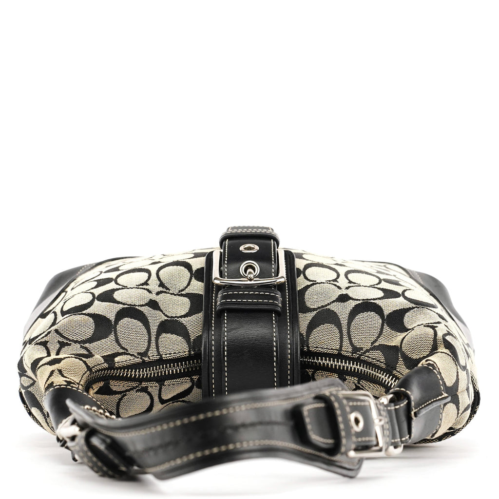 6824 Grey Signature Soho Shoulder Bag
