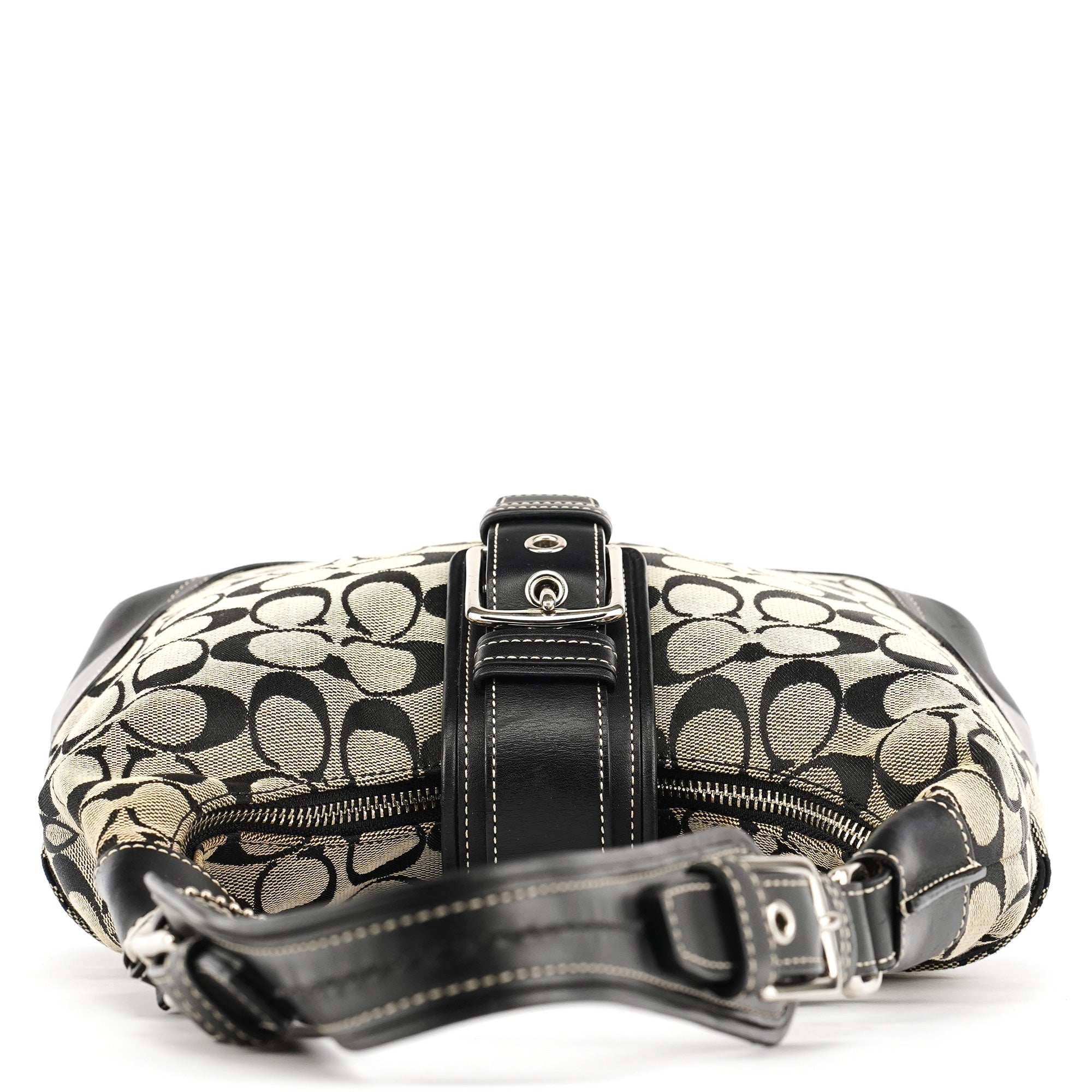6824 Grey Signature Soho Shoulder Bag