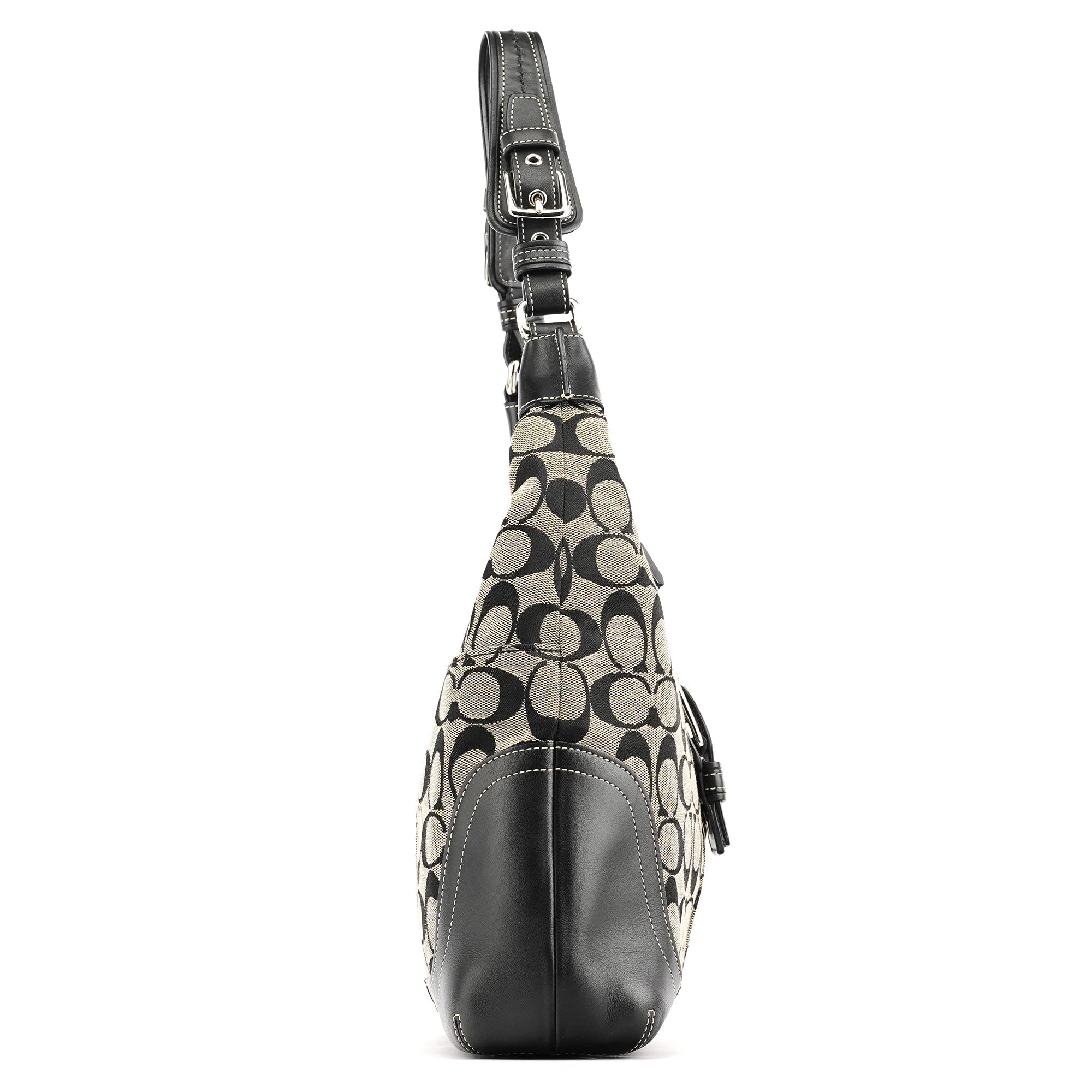 6824 Grey Signature Soho Shoulder Bag