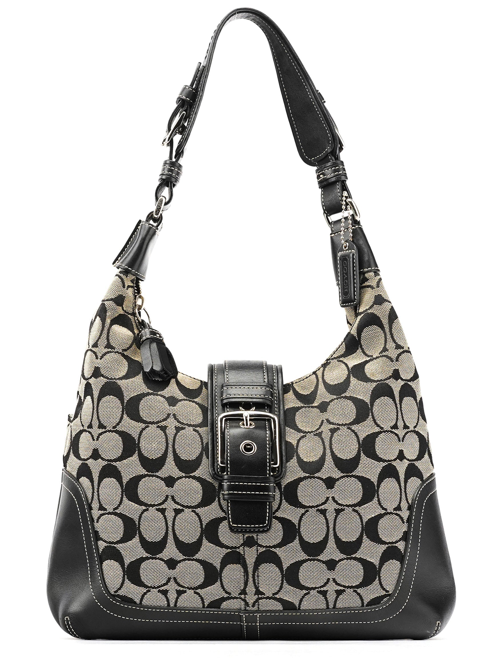 6824 Grey Signature Soho Shoulder Bag
