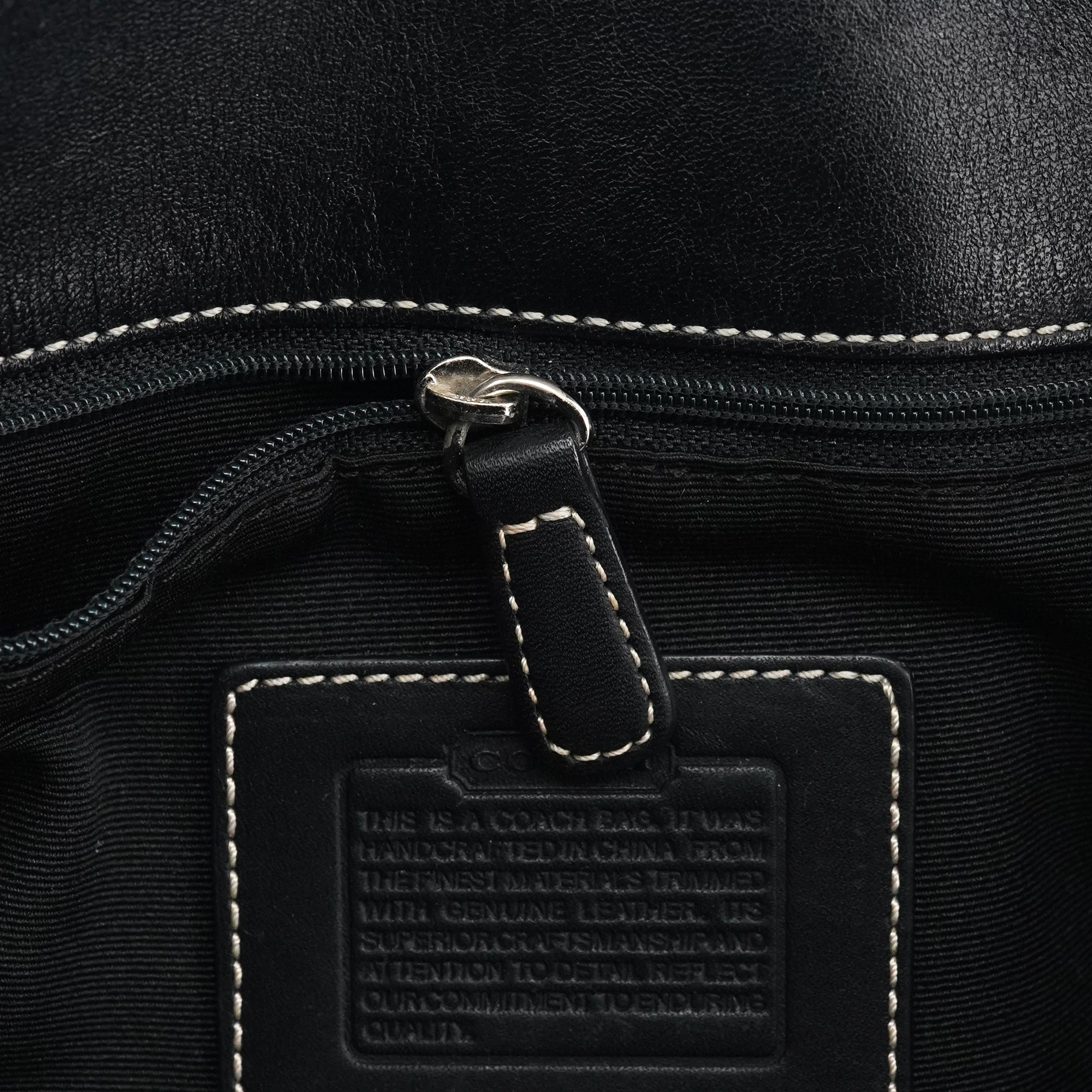 6845 Grey Black Soho Shoulder Bag