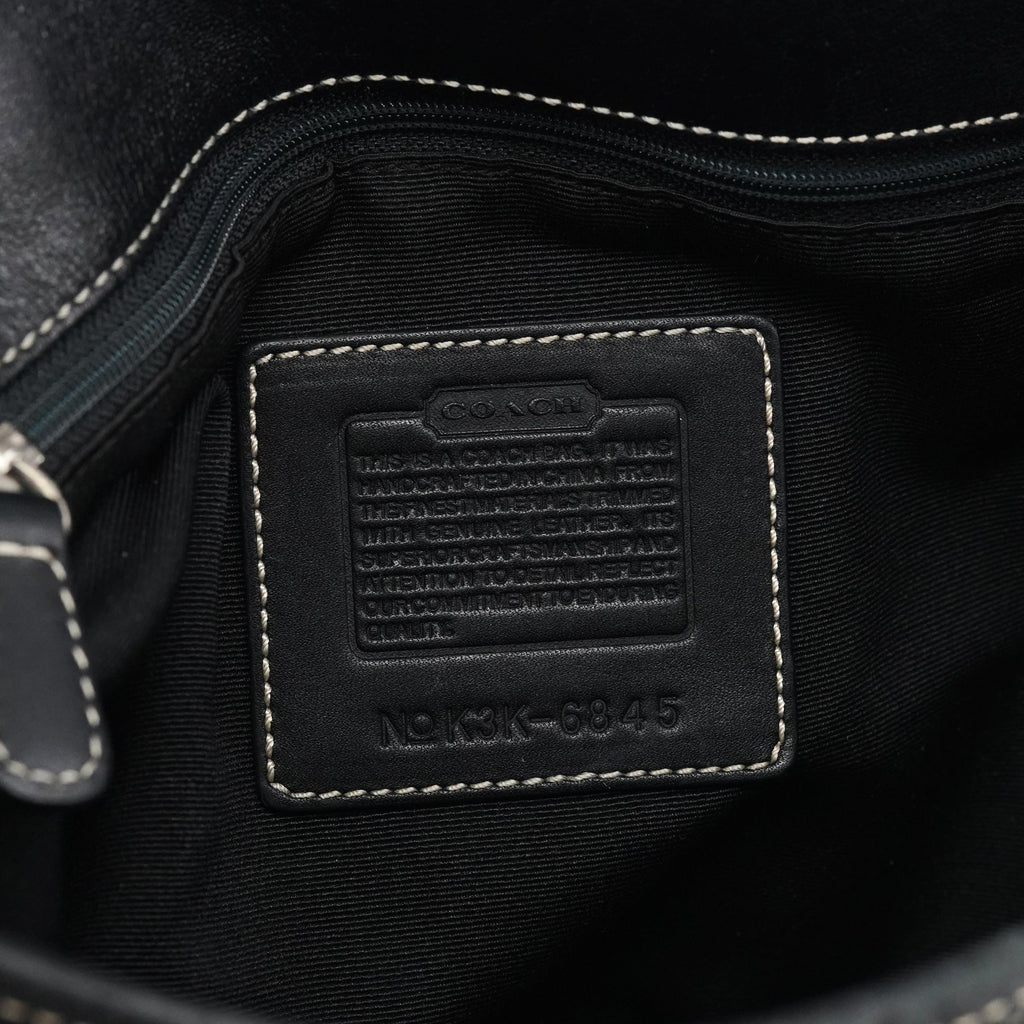 6845 Grey Black Soho Shoulder Bag