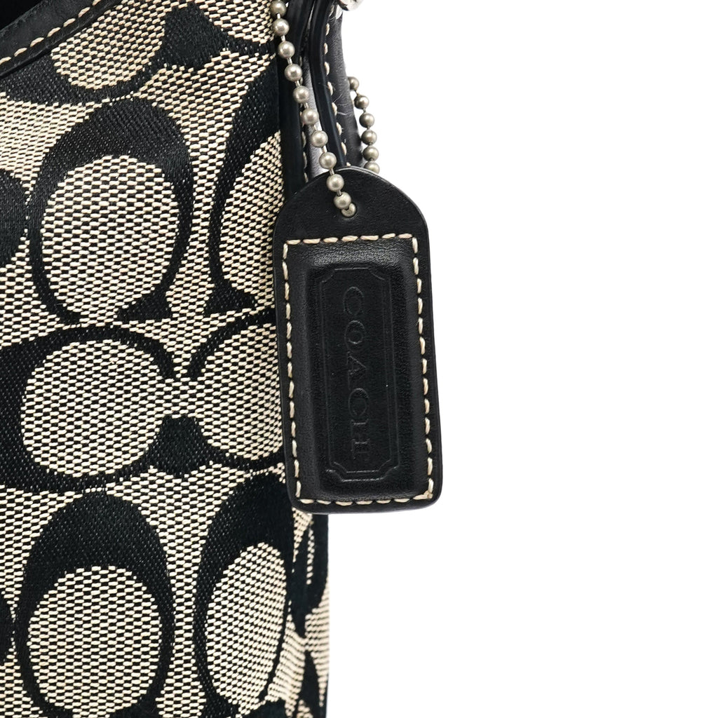 6845 Grey Black Soho Shoulder Bag