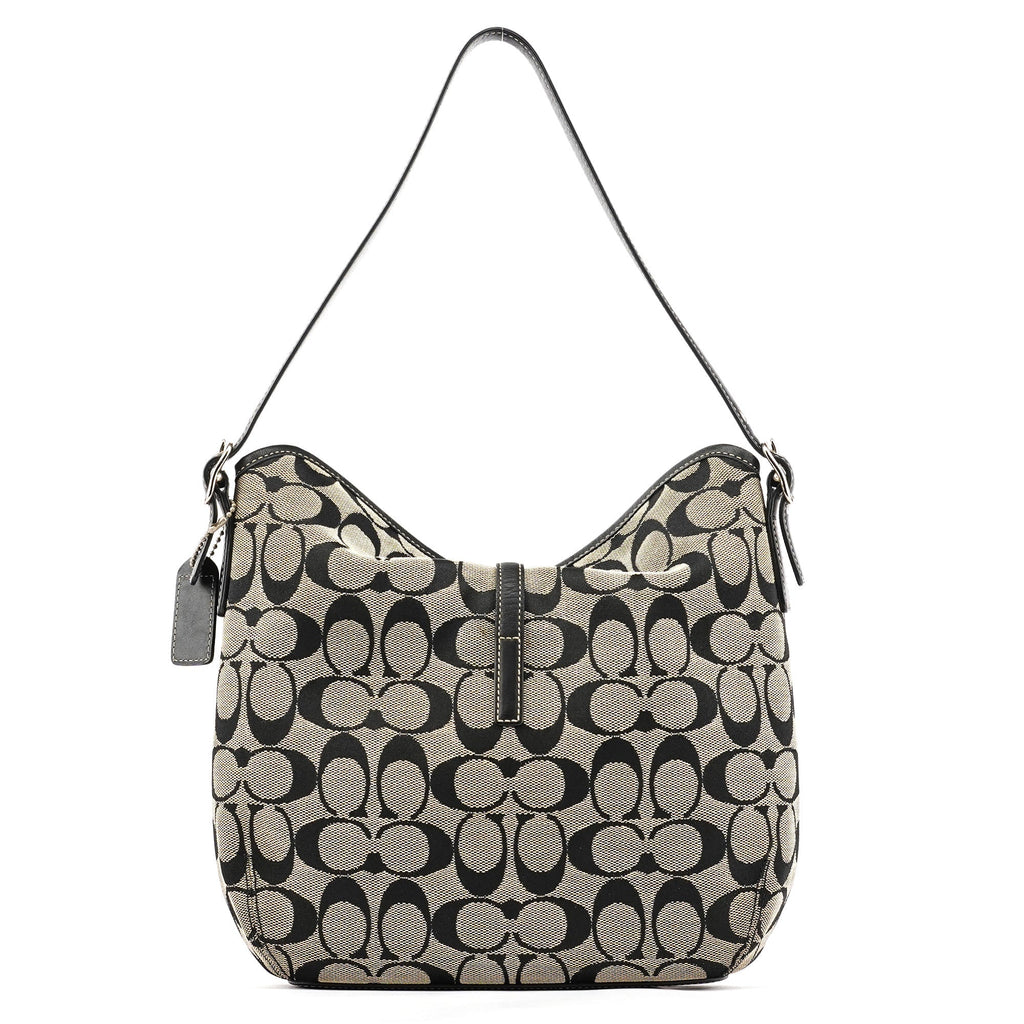 6845 Grey Black Soho Shoulder Bag