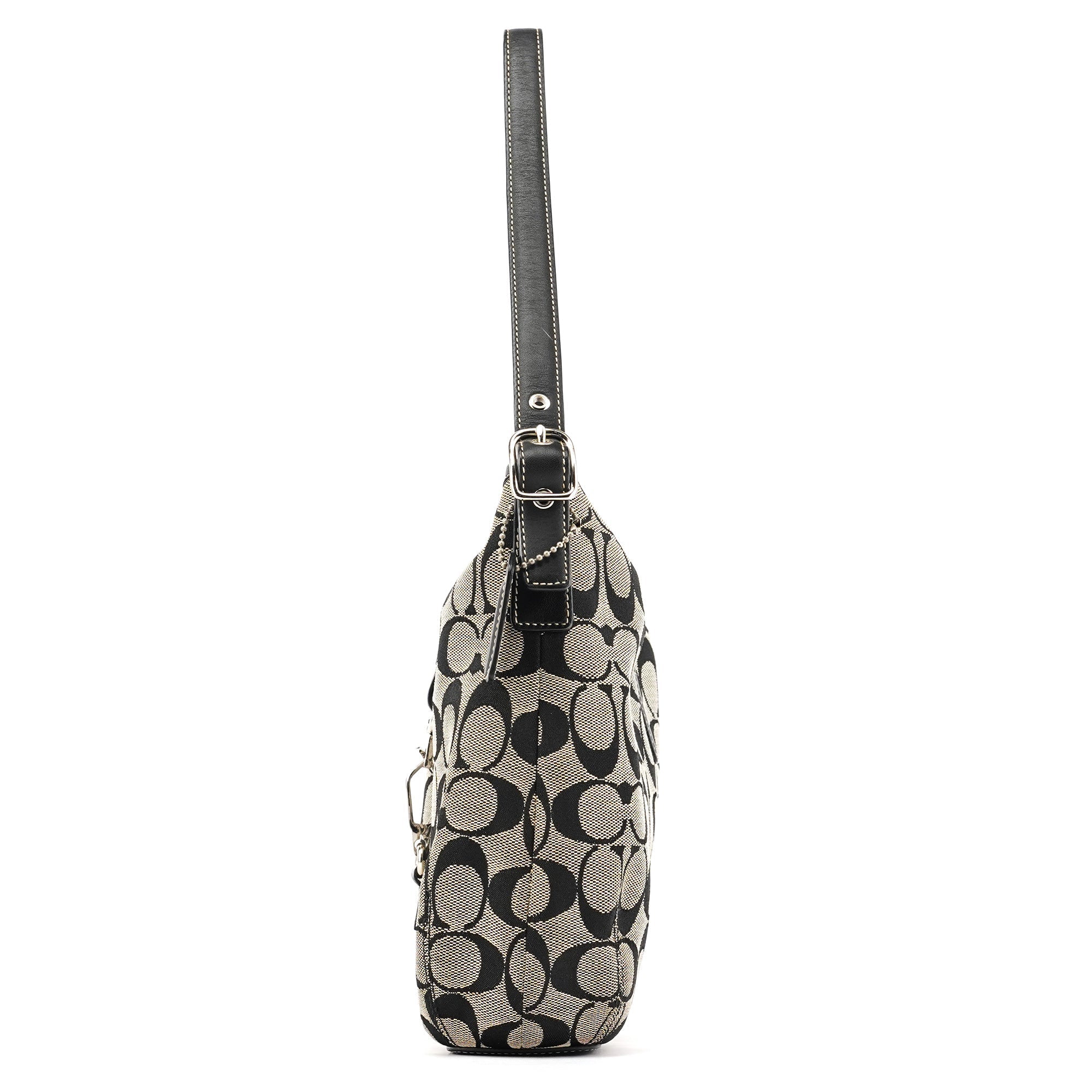 6845 Grey Black Soho Shoulder Bag