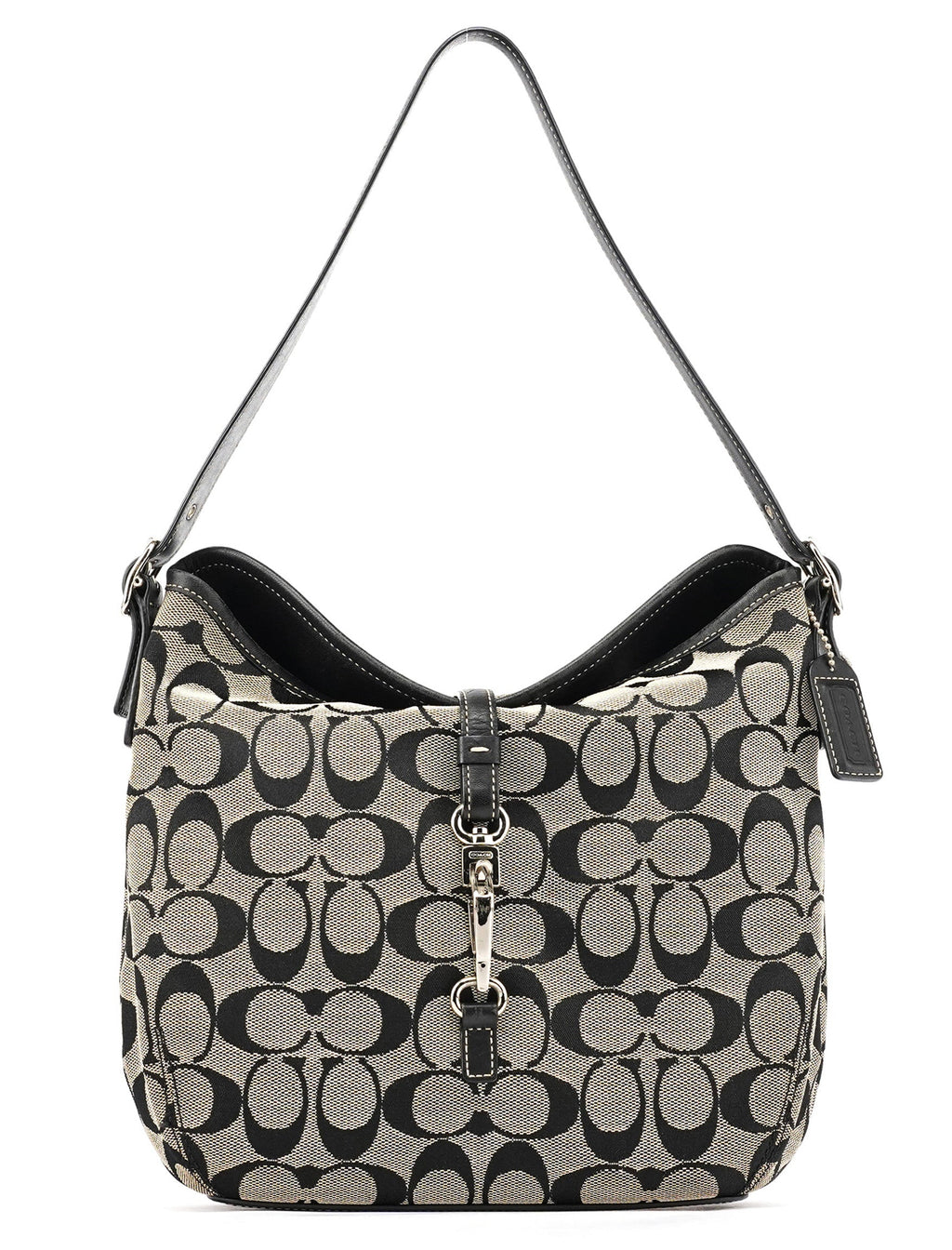 6845 Grey Black Soho Shoulder Bag
