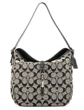6845 Grey Black Soho Shoulder Bag