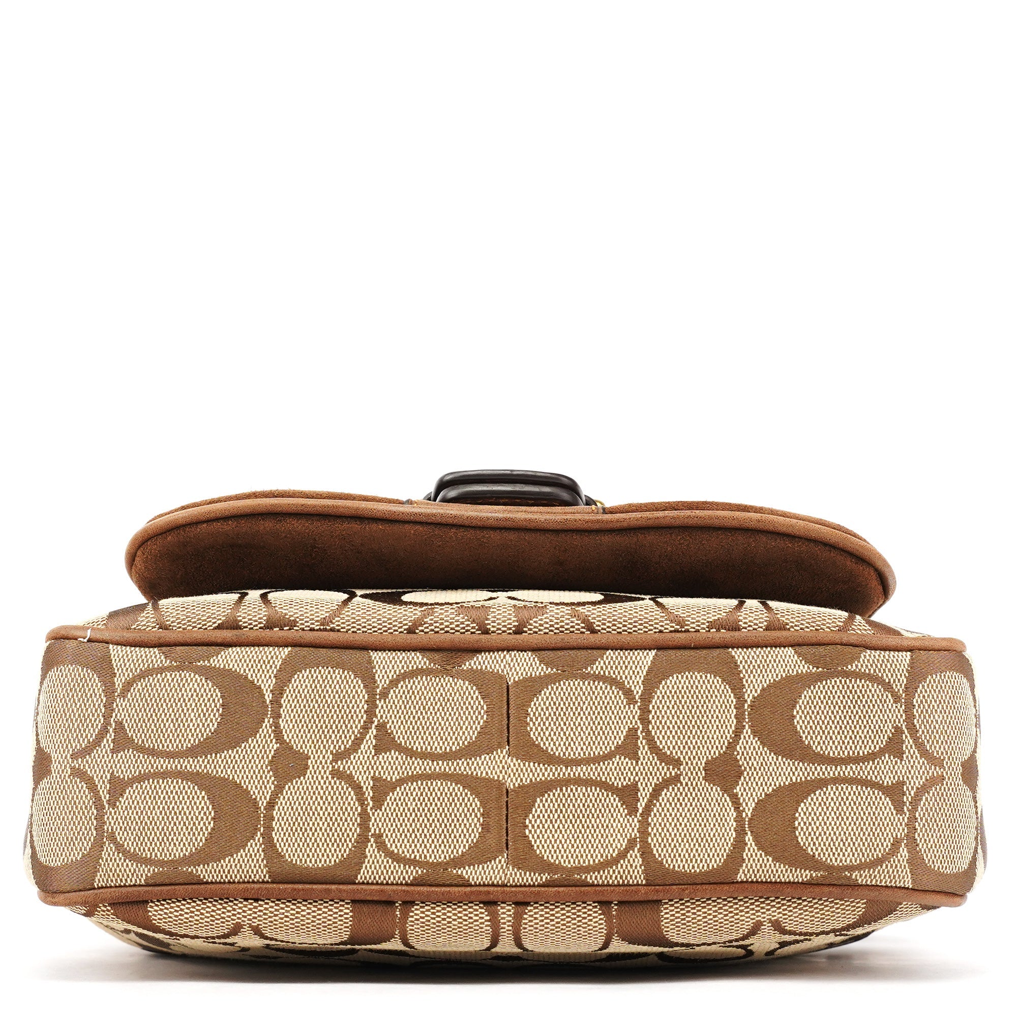 7061 Beige Brown Signature Soho Shoulder Bag