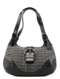 7074 Grey Signature C Soho Shoulder Bag