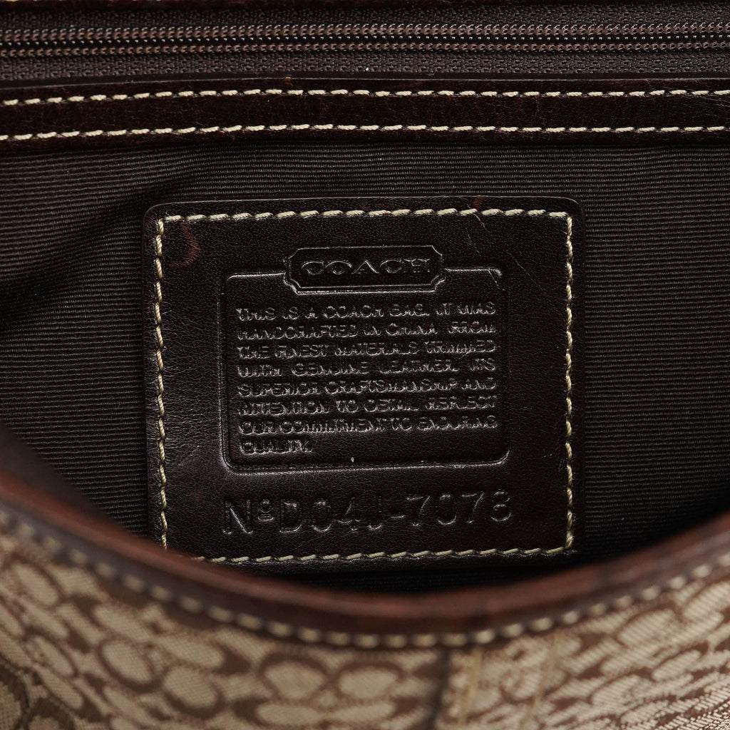 7078 Beige Brown Suede Soho Bag