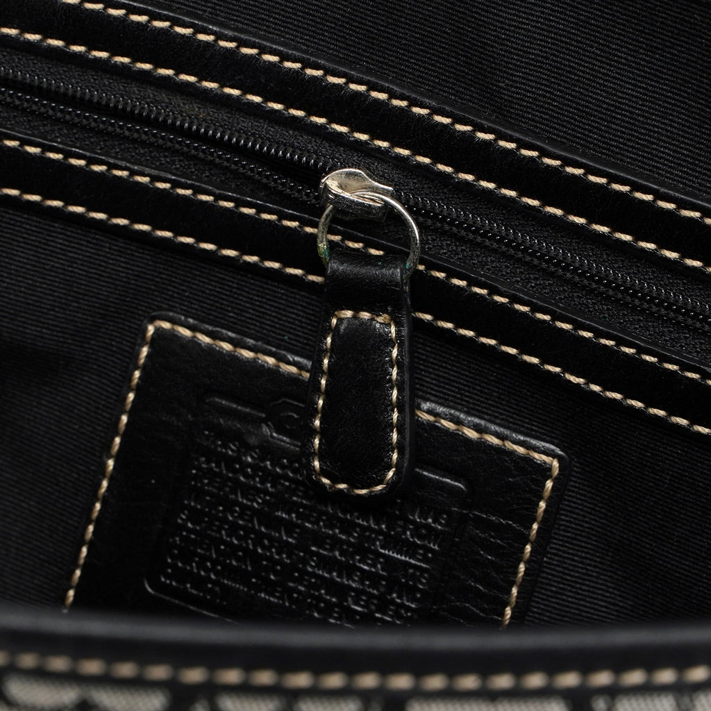 7080 Grey Signature C Soho Tote Bag
