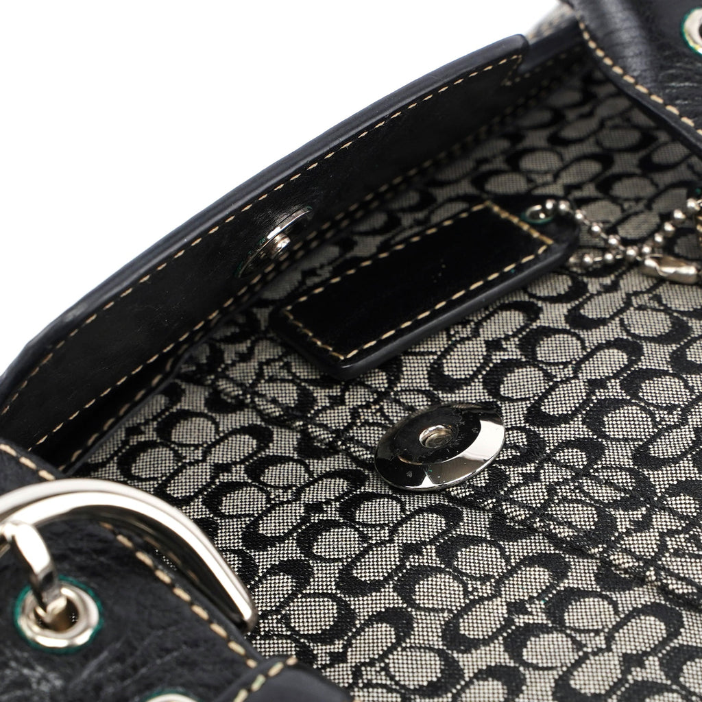 7080 Grey Signature C Soho Tote Bag