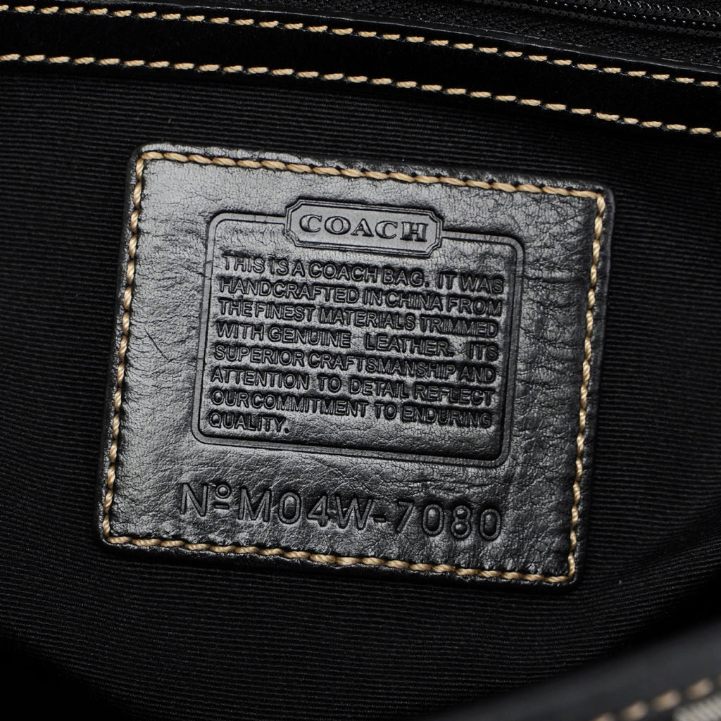 7080 Grey Signature C Soho Tote Bag