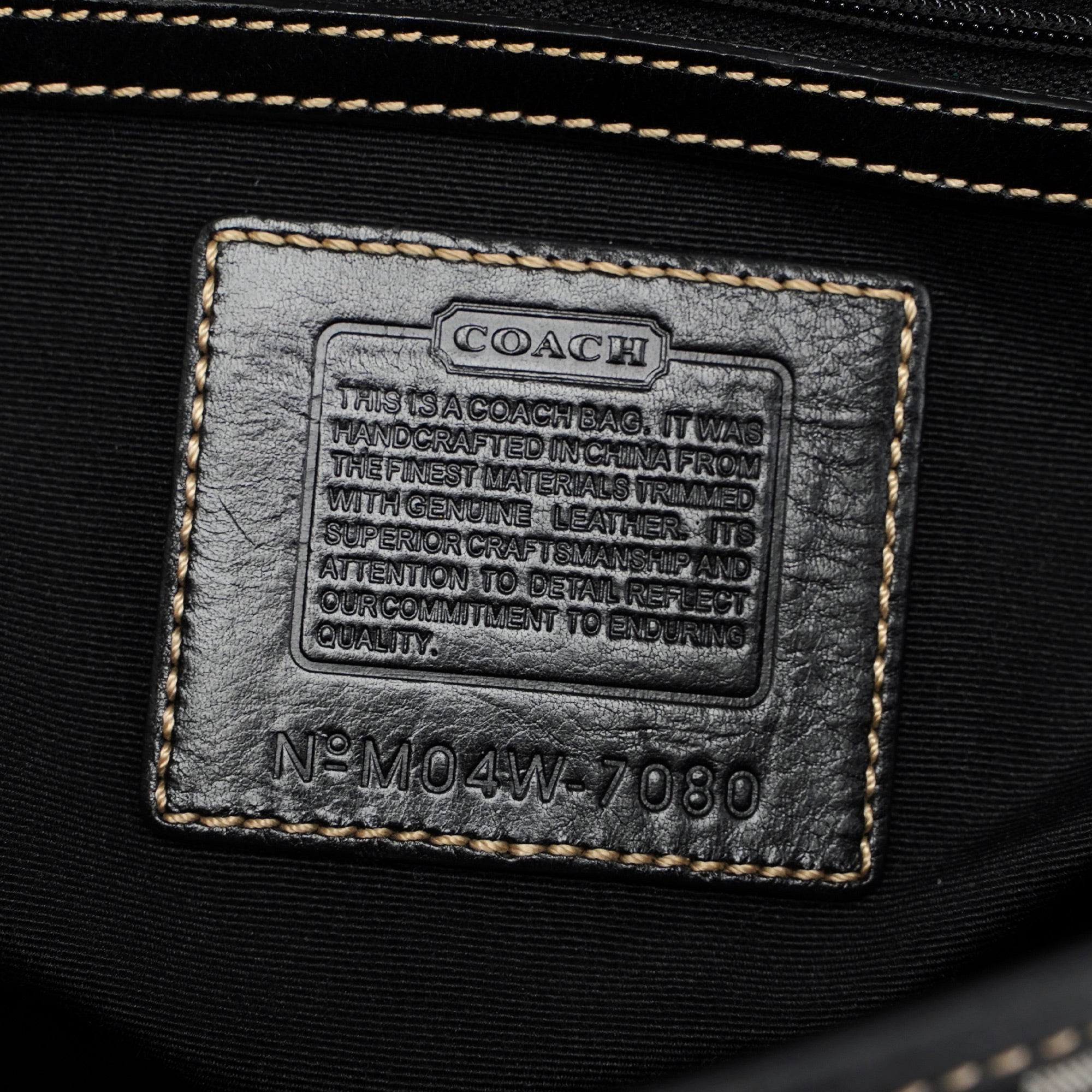 7080 Grey Signature C Soho Tote Bag