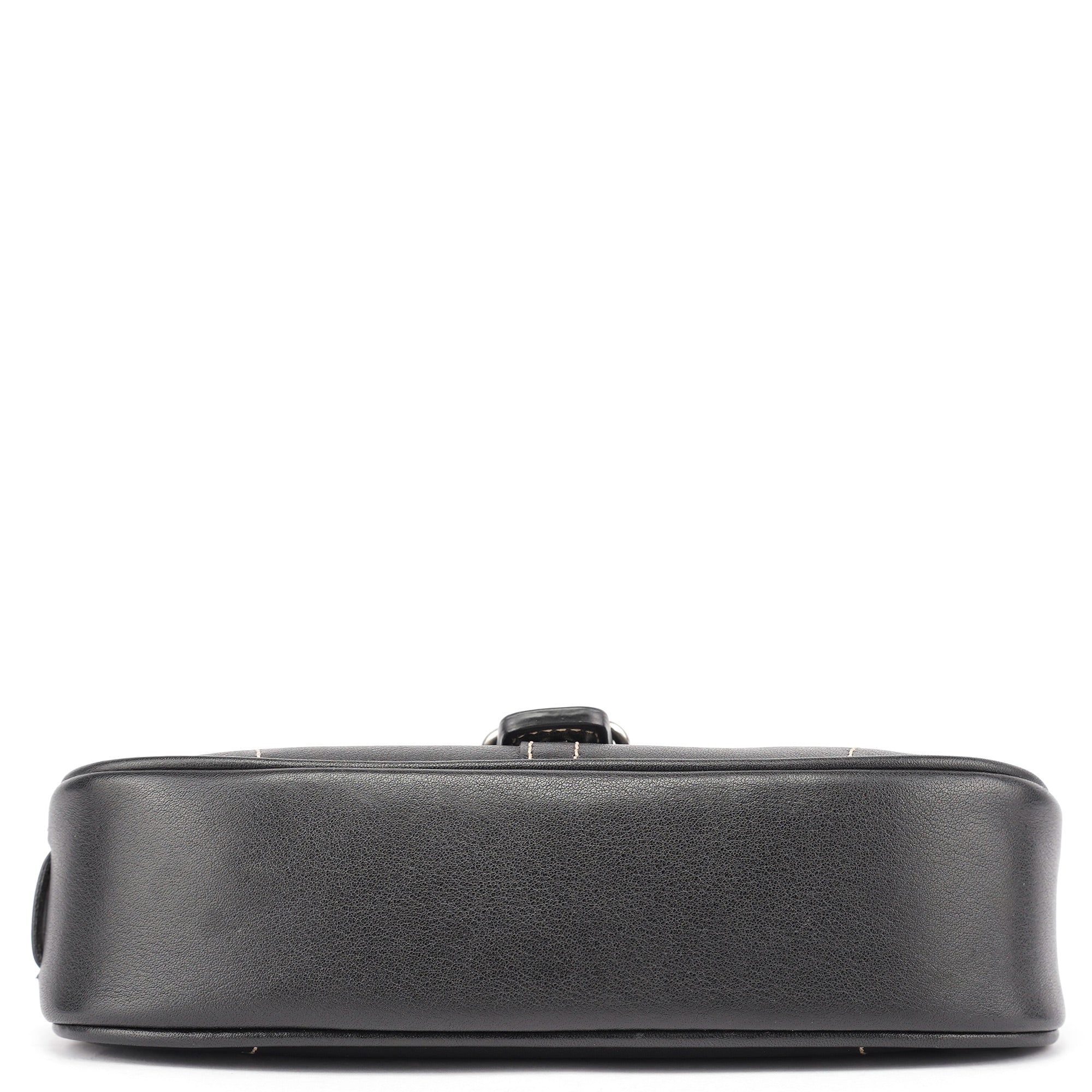 7542 Black Leather Soho Shoulder Bag
