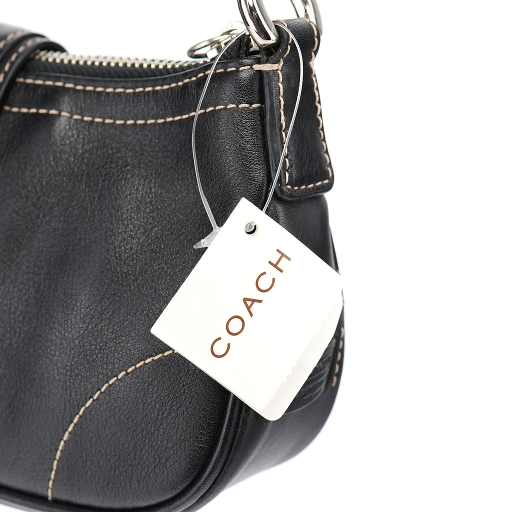 7542 Black Leather Soho Shoulder Bag