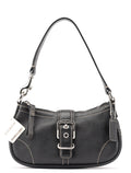 7542 Black Leather Soho Shoulder Bag