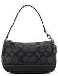 7720 Grey Wool Demi Shoulder Bag