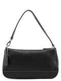 7785 Black Leather Signature Demi Bag