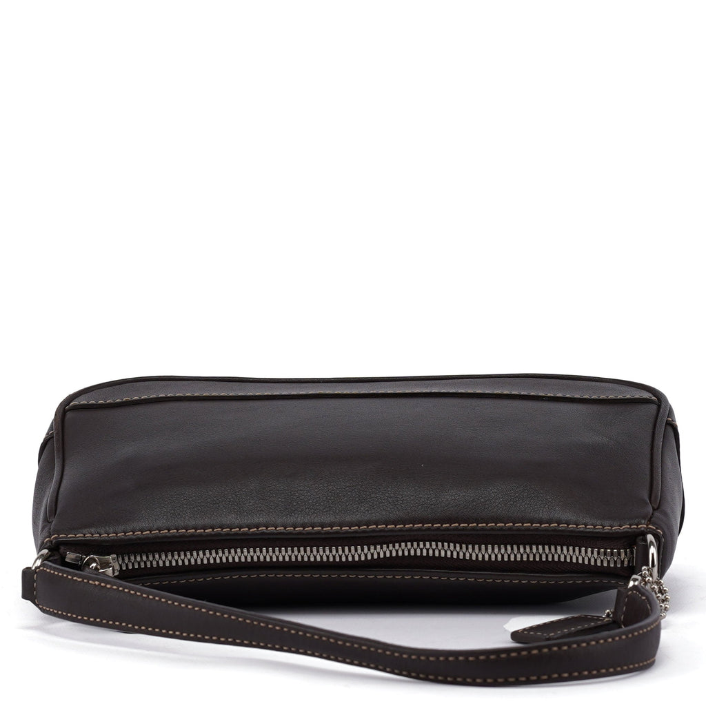 7785 Brown Leather Demi Bag