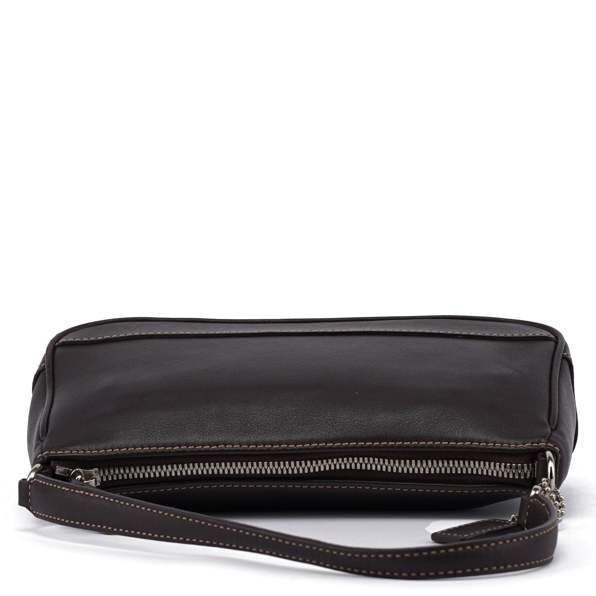 7785 Brown Leather Demi Bag
