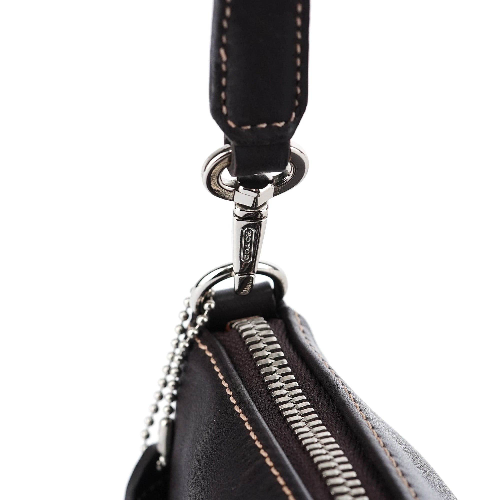 7785 Brown Leather Demi Bag