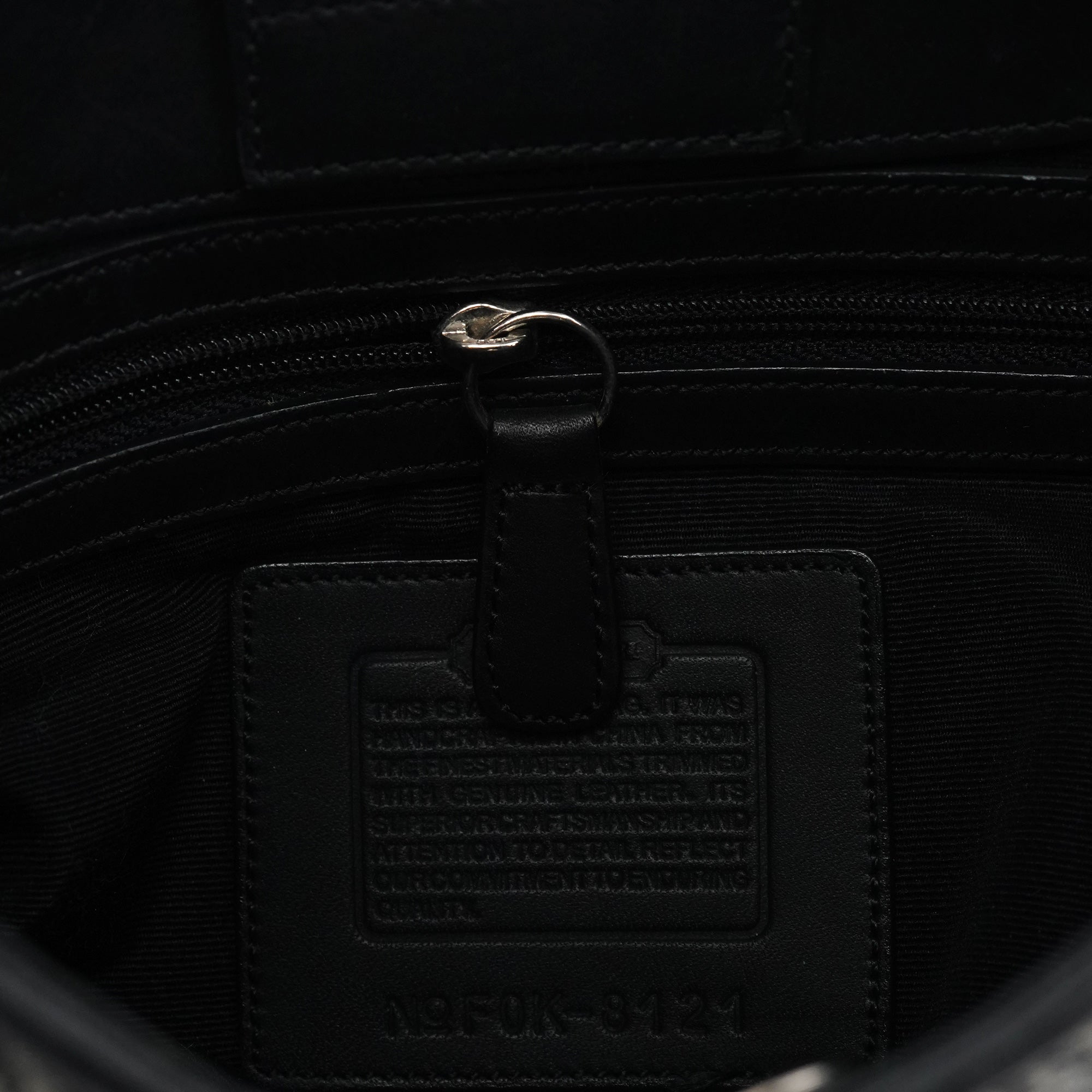 8121 Grey Herringbone Wool Shoulder Bag