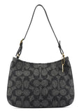 8307 Anthracite Wool Signature C Shoulder Bag